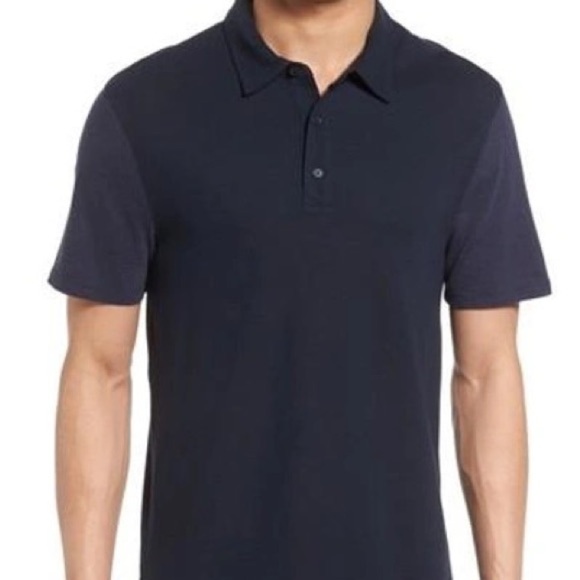 Vince Short Sleeve Polo Size XL Cotton Modal Lightweight - Picture 2 of 7